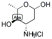 L-ACOSAMINE HYDROCHLORIDE 结构式