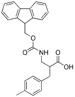 FMOC-DL-2-(4-METHYLBENZYL)-3-AMINO-PROPIONIC ACID 结构式