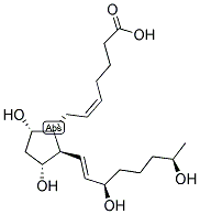 15(R),19(R)-HYDROXY PROSTAGLANDIN F2ALPHA 结构式