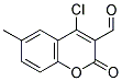 4-Chloro-3-formyl-6-methylcoumarin 结构式