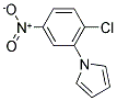 1-(2-CHLORO-5-NITRO-PHENYL)-1H-PYRROLE 结构式