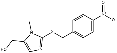 (1-METHYL-2-[(4-NITROBENZYL)SULFANYL]-1H-IMIDAZOL-5-YL)METHANOL 结构式