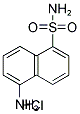 5-AMINO-1-NAPHTHALENESULFONAMIDE, HYDROCHLORIDE 结构式