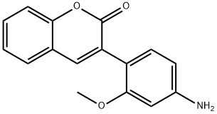 3-(4-AMINO-2-METHOXY-PHENYL)-CHROMEN-2-ONE 结构式