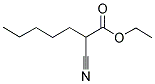 Ethyl 2-cyanoheptanoate 结构式