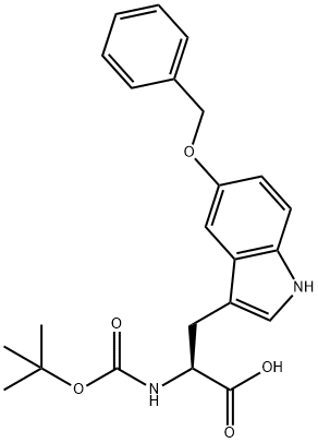 BOC-5-苄氧基-DL-色氨酸 结构式