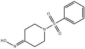 1-(PHENYLSULFONYL)TETRAHYDRO-4(1H)-PYRIDINONE OXIME 结构式