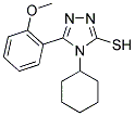 4-CYCLOHEXYL-5-(2-METHOXY-PHENYL)-4H-[1,2,4]TRIAZOLE-3-THIOL 结构式