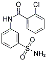 2-CHLORO-N-(3-SULFAMOYL-PHENYL)-BENZAMIDE 结构式