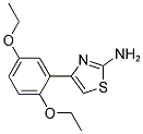 4-(2,5-DIETHOXYPHENYL)-1,3-THIAZOL-2-AMINE 结构式