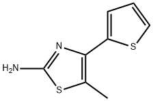 5-甲基-4-(噻吩-2-基)噻唑-2-胺 结构式