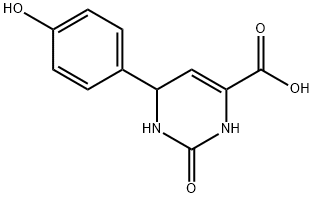 6-(4-羟基苯基)-2-羰基-1,2,3,6-四氢-4-嘧啶羧酸 结构式