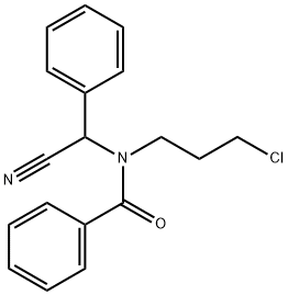 N-(3-CHLOROPROPYL)-N-[CYANO(PHENYL)METHYL]BENZAMIDE 结构式