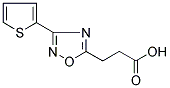 3-(3-THIEN-2-YL-1,2,4-OXADIAZOL-5-YL)PROPANOIC ACID 结构式