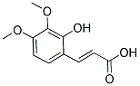 2-Hydroxy-3,4-dimethoxycinnamic acid 结构式
