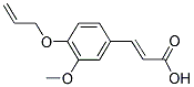(2E)-3-[4-(ALLYLOXY)-3-METHOXYPHENYL]ACRYLIC ACID 结构式