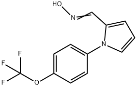 1-[4-(TRIFLUOROMETHOXY)PHENYL]-1H-PYRROLE-2-CARBALDEHYDE OXIME 结构式