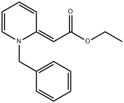 ETHYL 2-[1-BENZYL-2(1H)-PYRIDINYLIDEN]ACETATE 结构式