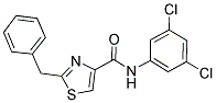 2-BENZYL-N-(3,5-DICHLOROPHENYL)-1,3-THIAZOLE-4-CARBOXAMIDE 结构式