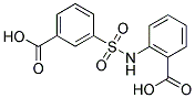 2-[(3-CARBOXYPHENYL)SULFONYL]AMINOBENZOIC ACID 结构式