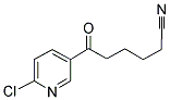 6-(6-CHLORO-3-PYRIDYL)-6-OXOHEXANENITRILE 结构式