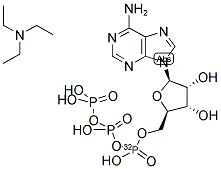 ADENOSINE 5'-[ALPHA-32P]TRIPHOSPHATE, TRIETHYLAMMONIUM SALT 结构式