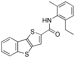 N-(2-ETHYL-6-METHYLPHENYL)THIENO[3,2-B][1]BENZOTHIOPHENE-2-CARBOXAMIDE 结构式