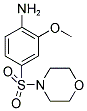 2-METHOXY-4-(MORPHOLINE-4-SULFONYL)-PHENYLAMINE 结构式