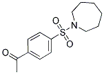 1-[4-(AZEPAN-1-YLSULFONYL)PHENYL]ETHANONE 结构式