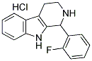 1-(2-FLUOROPHENYL)-2,3,4,9-TETRAHYDRO-1H-B-CARBOLINE HYDROCHLORIDE 结构式