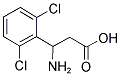 3-AMINO-3-(2,6-DICHLORO-PHENYL)-PROPIONIC ACID 结构式