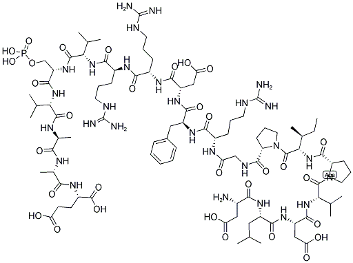 PKA REGULATORY SUBUNIT II SUBSTRATE 结构式