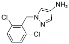 1-(2,6-DICHLORO-BENZYL)-1H-PYRAZOL-4-YLAMINE 结构式