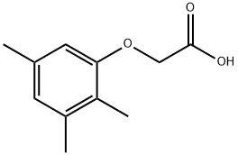 (2,3,5-三甲基苯氧基)乙酸 结构式