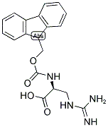 FMOC-2-氨基-3-胍基丙酸 结构式