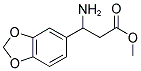 METHYL 3-AMINO-3-(1,3-BENZODIOXOL-5-YL)PROPANOATE 结构式