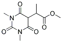 METHYL 2-(1,3-DIMETHYL-2,4,6-TRIOXOHEXAHYDRO-5-PYRIMIDINYL)PROPANOATE 结构式