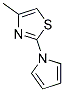 4-METHYL-2-(1H-PYRROL-1-YL)-1,3-THIAZOLE 结构式