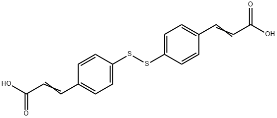 4,4'-DITHIOBISCINNAMIC ACID 结构式