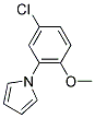 1-(5-CHLORO-2-METHOXY-PHENYL)-1H-PYRROLE 结构式