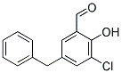 5-BENZYL-3-CHLORO-2-HYDROXY-BENZALDEHYDE 结构式