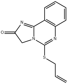 5-(ALLYLSULFANYL)IMIDAZO[1,2-C]QUINAZOLIN-2(3H)-ONE 结构式