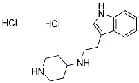 [2-(1H-INDOL-3-YL)-ETHYL]-PIPERIDIN-4-YLAMINE DIHYDROCHLORIDE 结构式