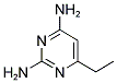 2-AMINO-6-ETHYLPYRIMIDIN-4-YLAMINE 结构式