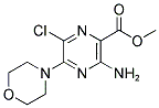 METHYL 3-AMINO-6-CHLORO-5-MORPHOLINOPYRAZINE-2-CARBOXYLATE 结构式