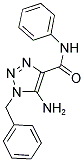 5-AMINO-1-BENZYL-N-PHENYL-1H-1,2,3-TRIAZOLE-4-CARBOXAMIDE 结构式