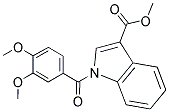 METHYL 1-(3,4-DIMETHOXYBENZOYL)-1H-INDOLE-3-CARBOXYLATE 结构式