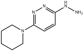 3-Hydrazino-6-piperidin-1-ylpyridazine 结构式