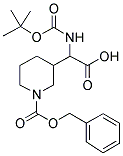 N-A-BOC-(3-N-CBZ-PIPERIDINYL) GLYCINE 结构式