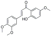 2'-HYDROXY-3,4,5'-TRIMETHOXYCHALCONE 结构式